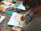 Pasirengimas Vilniaus „Viltis“ organizuojamam piešinių konkursui „Noriu gyventi oriai“