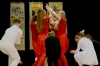 Rajoniniame šokių projekte "Terpsichorės pavilioti", Kretingos Jurgio Pabrėžos gimnazijoje